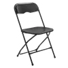 Chaise pliante noire