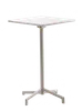 Table haute carrée (noir ou blanc)