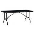Table pliante noire
